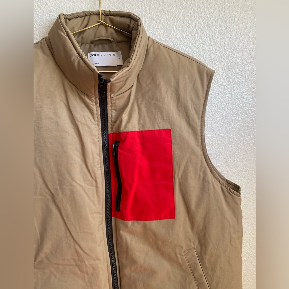 XL puffer vest, ASOS. Worn a couple times, still in great shape.
